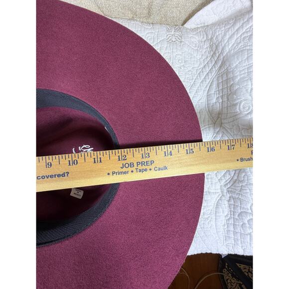 Charlie 1 Horse Women\'s Maroon Large NWT Highway Wool Felt Western Cowboy Hat main image 11